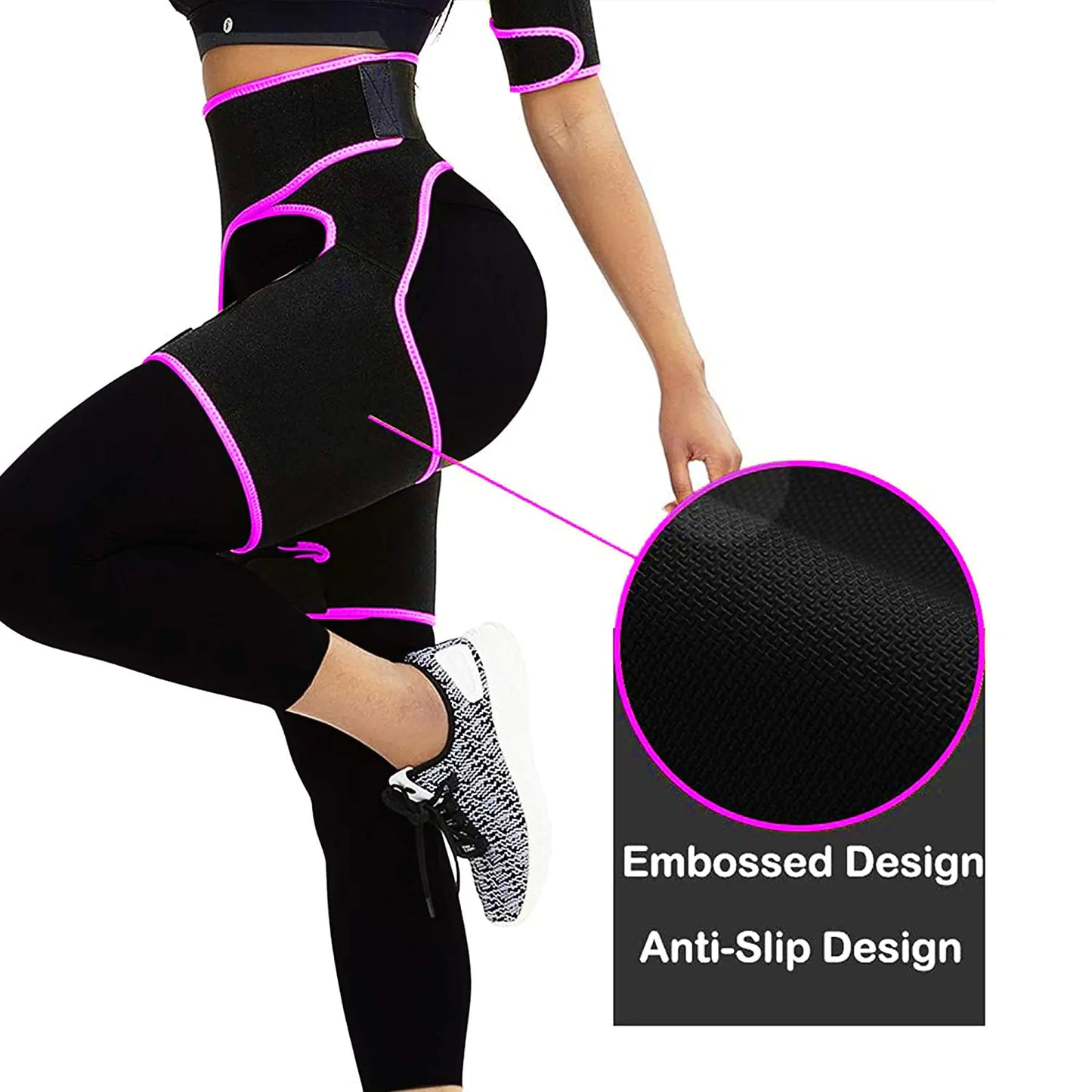 Sciatica Pain Relief Hip Support Belt - Thigh Strap Compression Brace for Enhanced Body Shape