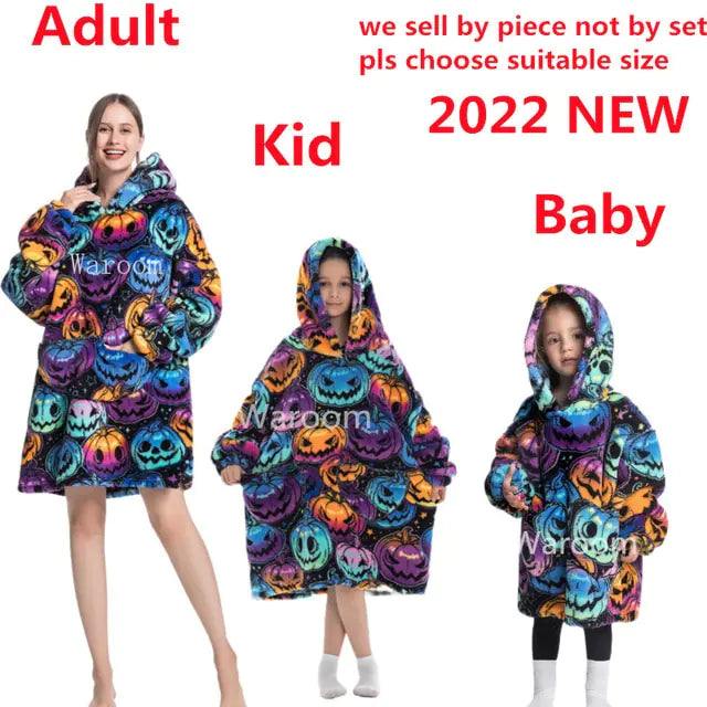 Embrace Ultimate Comfort with Oversized Hoodie Warm Blankets