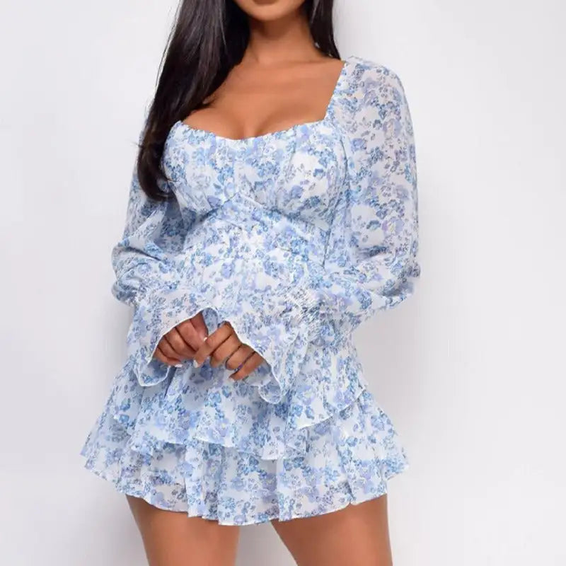 Elevate Your Style with the Chic Square Collar Backless Romper