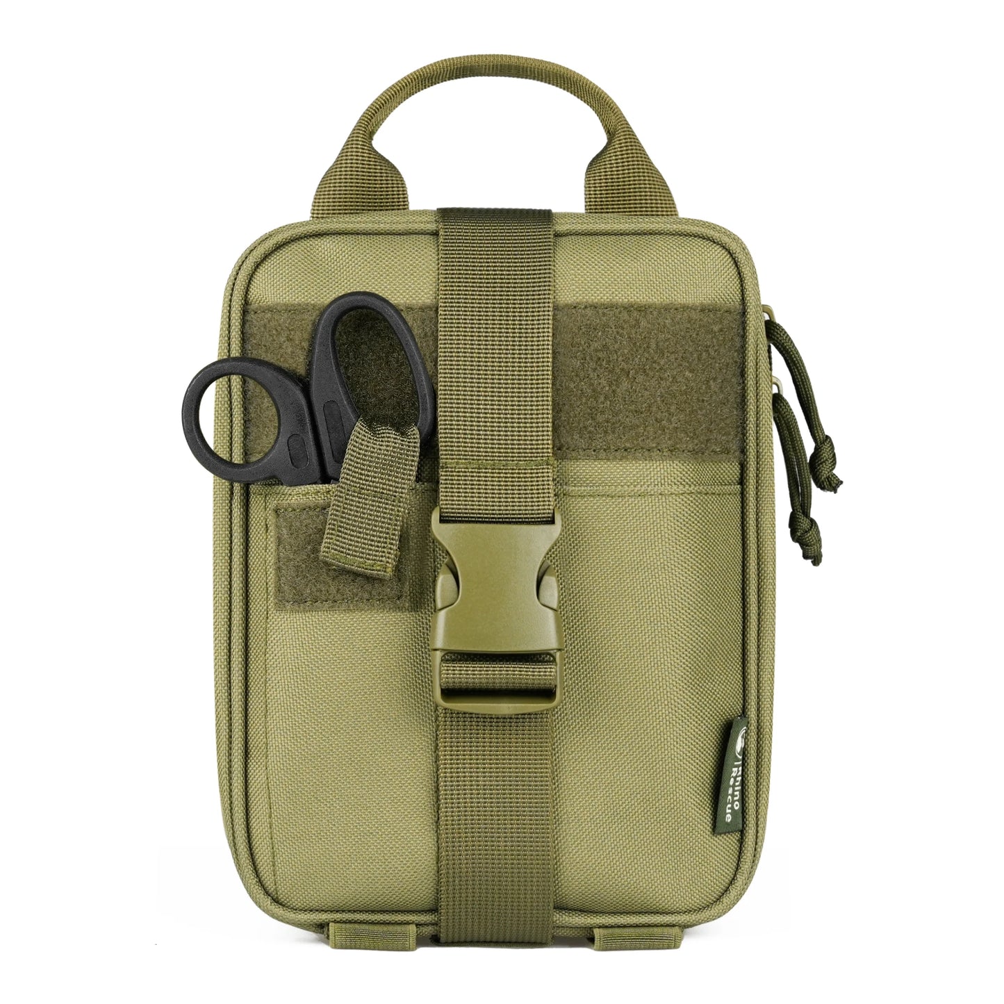 Rhino Tactical First Aid Survival Kit - IFAK Pouch with 20 EMT Items for Military and Outdoor Emergencies