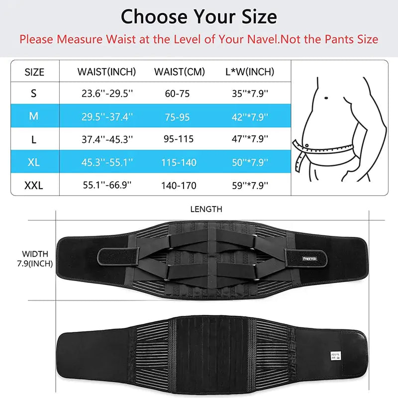 Back Lumbar Support Belt - Enhanced Comfort with Superior Support