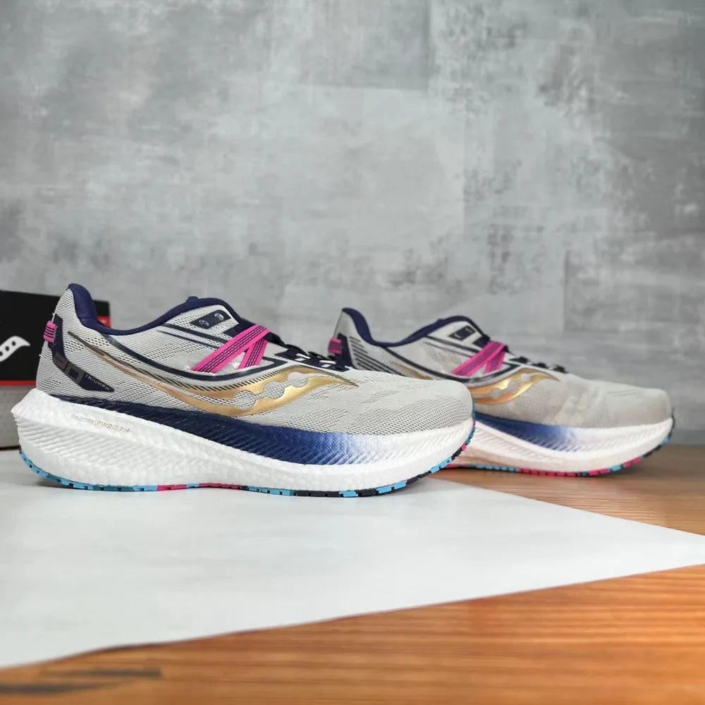 Saucony Triumph 20 - New Summer Running Shoes for Men, Shock-Absorbing Sneakers with Breathable Design