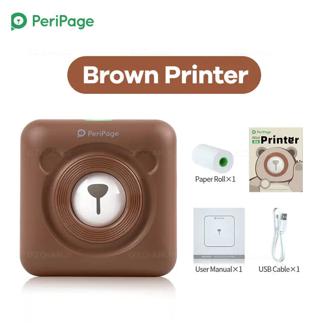 Mini Pocket Label Printer with Bluetooth 4.0 - Connects to Your Phone for Easy Printing