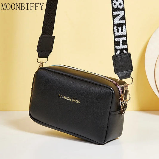PU Leather Phone Purse: Simple, Spacious, Hands-Free Chic