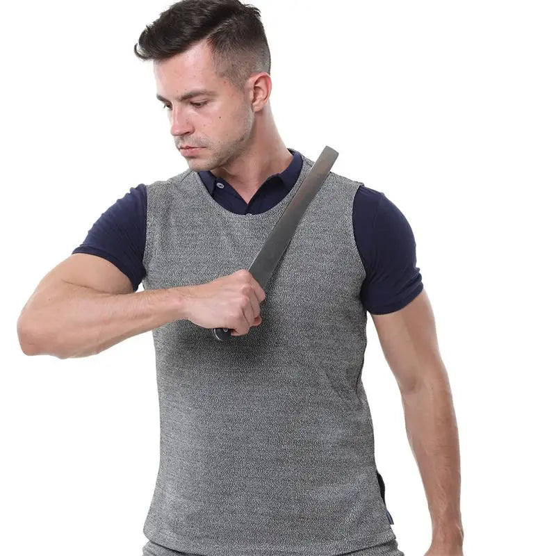 Summer Tactical T-Shirt - Stab-Resistant, Cut-Resistant, Breathable Self-Defense Clothing with Hidden Anti-Stab Vest
