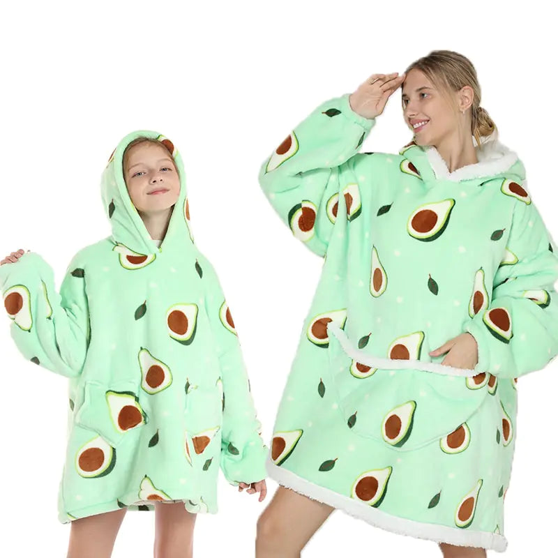 Embrace Ultimate Comfort with Oversized Hoodie Warm Blankets