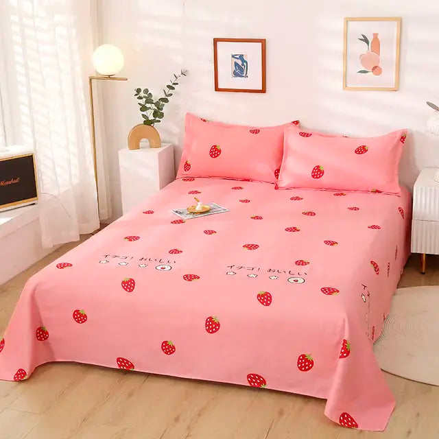 Soft, Breathable Luxury: Pure Cotton Bed Sheet Cover