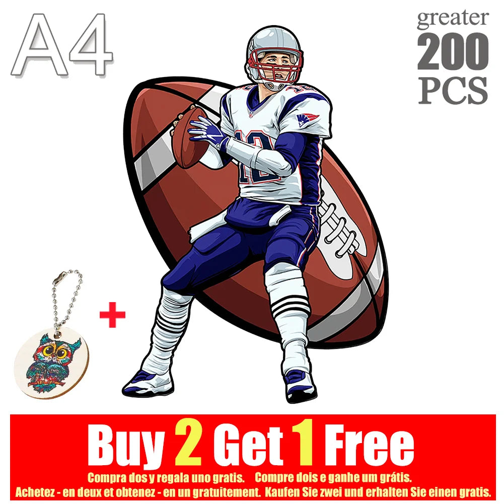 Top Quality 3D Jigsaw Wooden Puzzles - Anime Character Shapes, Ideal for Adults and Kids, Family Puzzle Game, Buy 2 Get 1 Free Offer