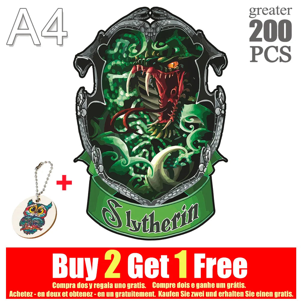 Top Quality 3D Jigsaw Wooden Puzzles - Anime Character Shapes, Ideal for Adults and Kids, Family Puzzle Game, Buy 2 Get 1 Free Offer