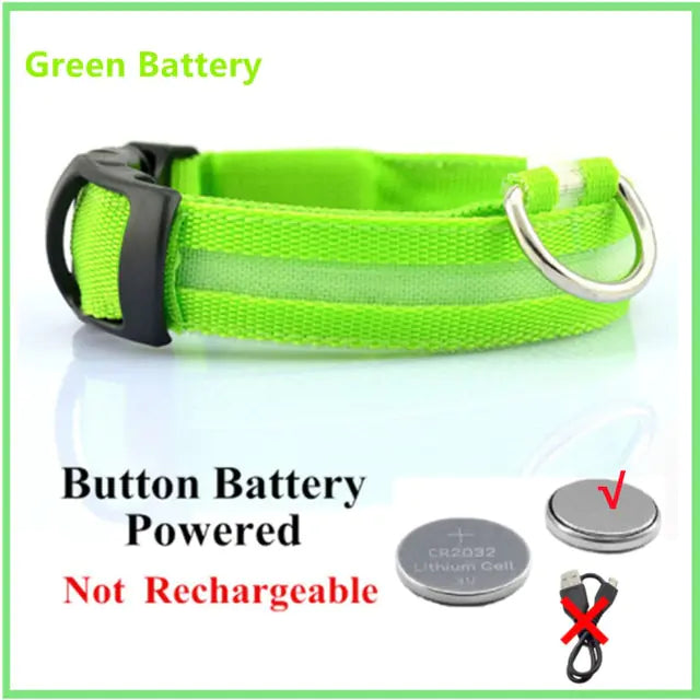 Light Up the Night: LED Glowing Dog Collar for Maximum Safety