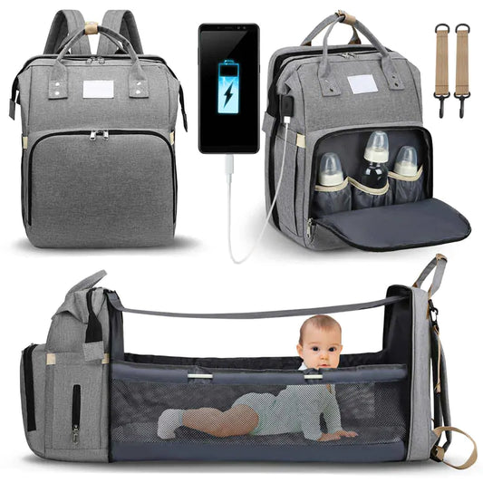 Baby Nappy Changing Bag - Ultimate Portable Changing Station for Travel