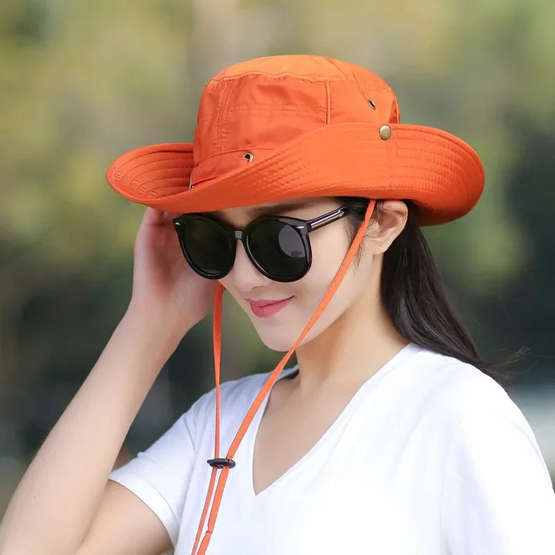 Stay Cool & Protected: Unisex Wide Brim Sun Hat