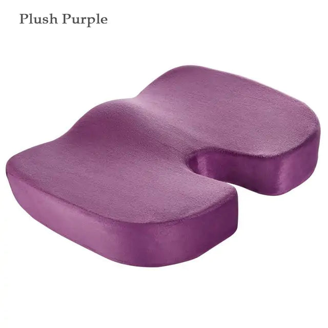 Orthopedic Hemorrhoid Seat Cushion - Memory Foam for Car, Office Chair, and Pain Relief