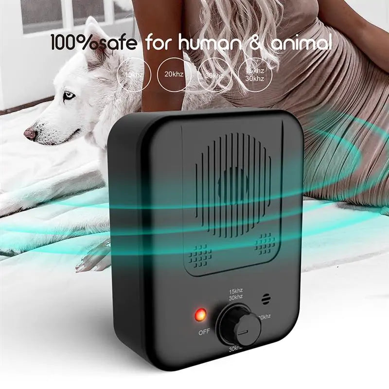 Anti-Barking Training Device - Ultrasonic Bark Control, Safe for Pets and Humans