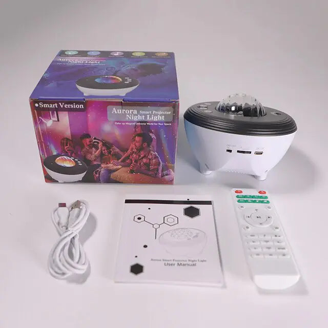 Aurora Galaxy Projector with Bluetooth: Transformative Lightscapes at Your Command