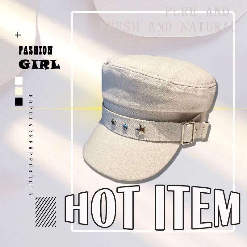 Parisian Chic: Women's Retro Cotton Beret Hat