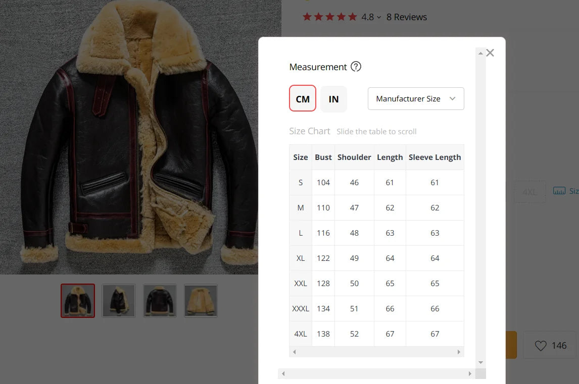 YR!Free shipping.Classic Air Force B3 Shearling Jacket - Men's Thick Winter Warm Real Fur Leather Coat