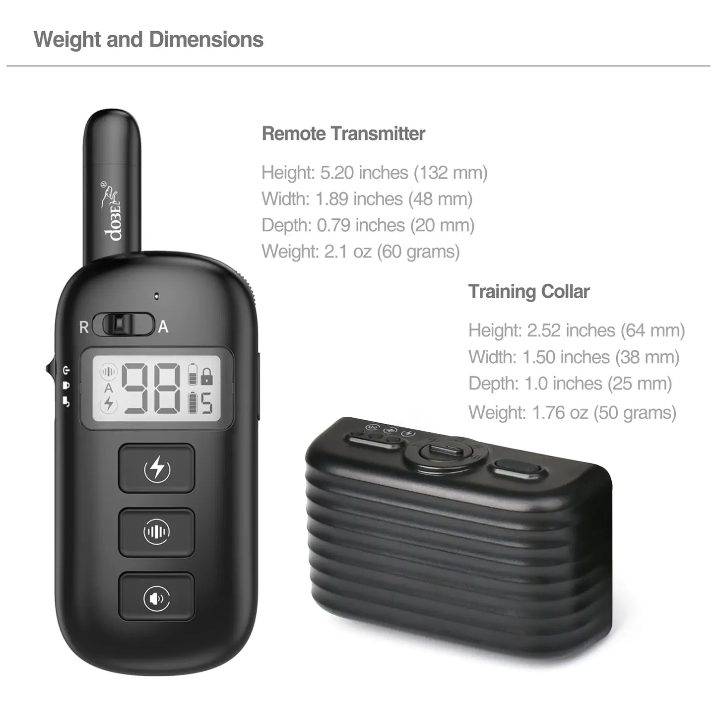 Anti-Barking Training Device - Ultrasonic Bark Control, Safe for Pets and Humans