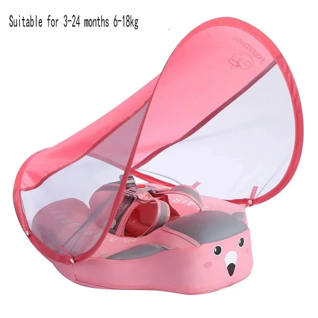 "Advanced Non-Inflatable Baby Swimming Ring: Safe and Leak-Proof Swim Trainer for Toddlers"