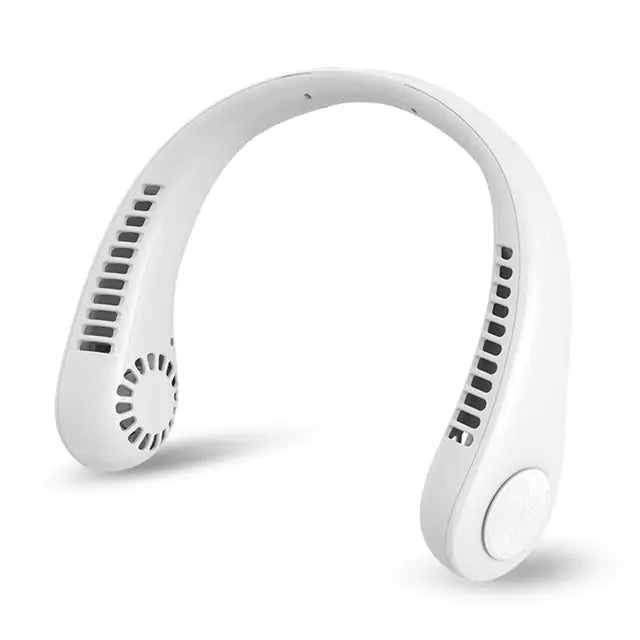 Portable Rechargeable Fan - Sleek, Concealed Turbo Design for Safe, On-the-Go Cooling