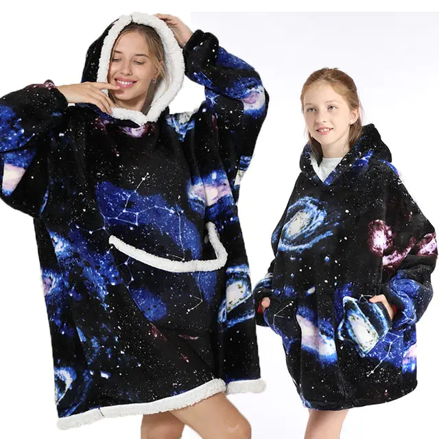 Embrace Ultimate Comfort with Oversized Hoodie Warm Blankets