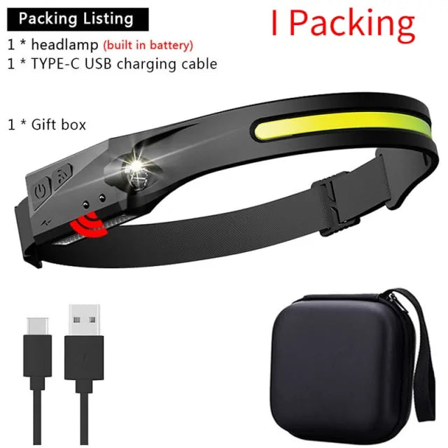 Super Powerful LED Flashlight - Dual LEDs (XHP99+ COB) for Long and Close Range Lighting, 1500m Range