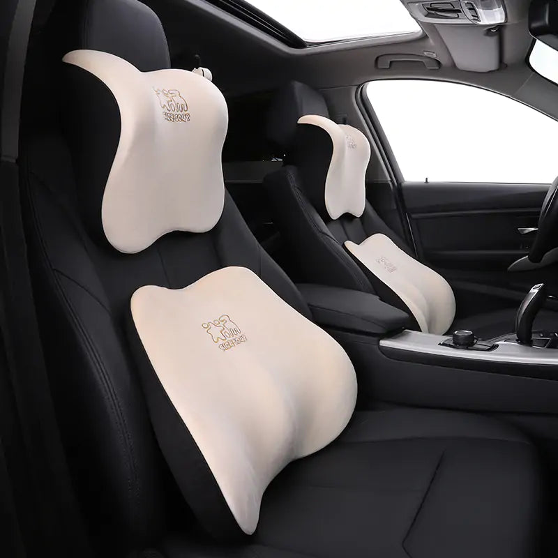 Car Seat Lumbar Pillow - Enhanced Support for Comfortable, Pain-Free Driving