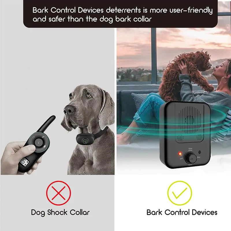 Anti-Barking Training Device - Ultrasonic Bark Control, Safe for Pets and Humans