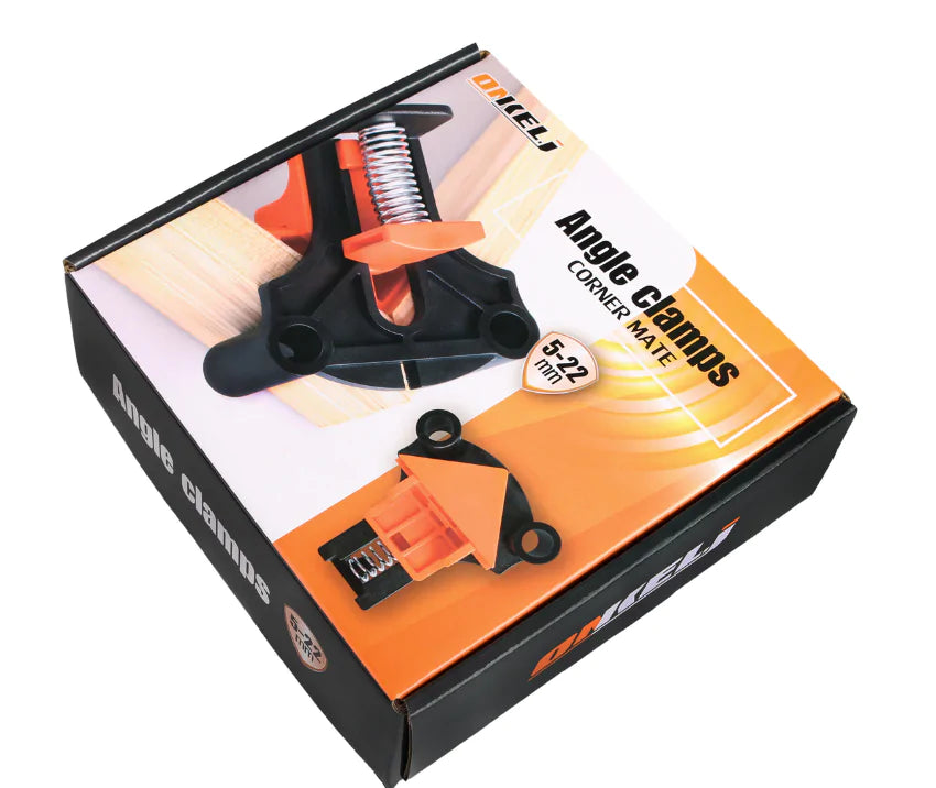 Carpenter's Right Angle Clamp - Effortless One-Handed Operation for Perfect Corners