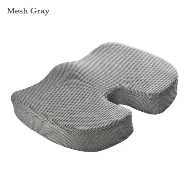 Orthopedic Hemorrhoid Seat Cushion - Memory Foam for Car, Office Chair, and Pain Relief