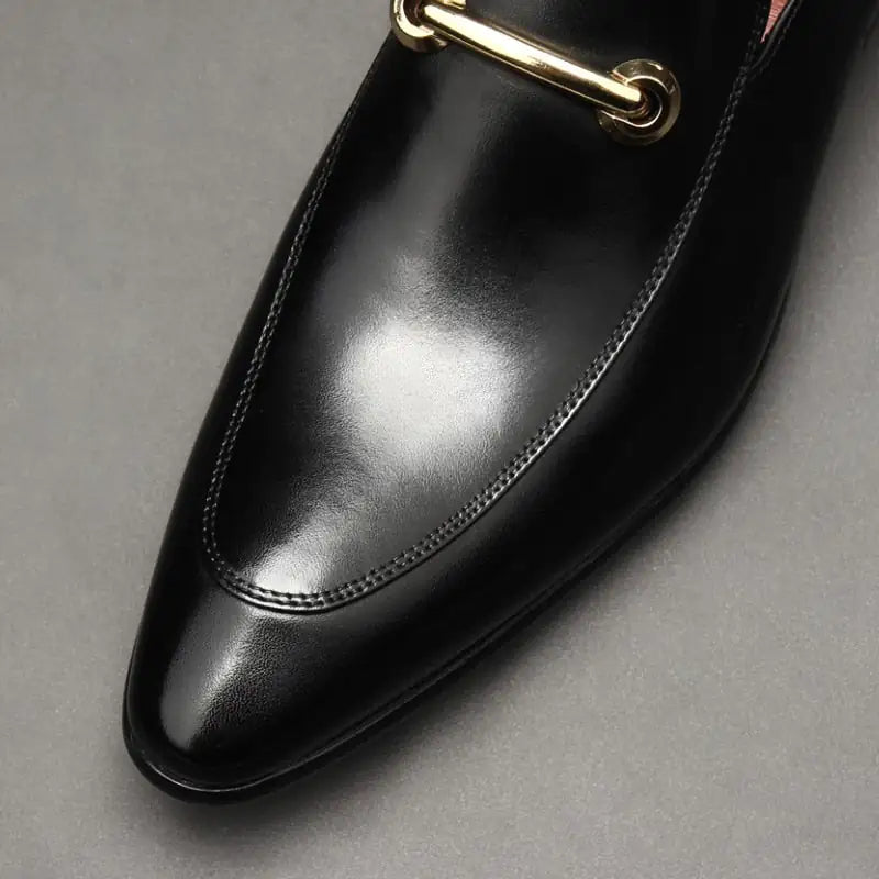 Men's Leather Loafers - Elevated Italian Elegance in Premium Materials