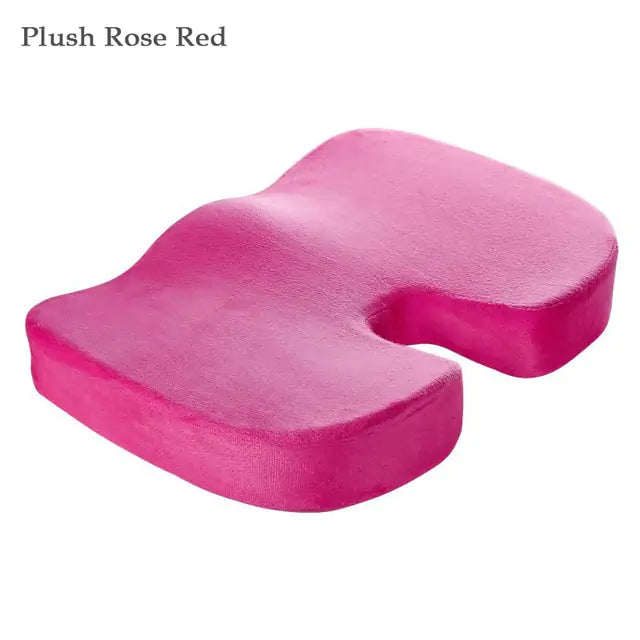 Orthopedic Hemorrhoid Seat Cushion - Memory Foam for Car, Office Chair, and Pain Relief