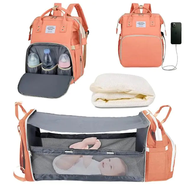Baby Nappy Changing Bag - Ultimate Portable Changing Station for Travel
