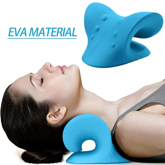 Neck Shoulder Stretcher Pillow - Cervical Spine Relief and Posture Correction