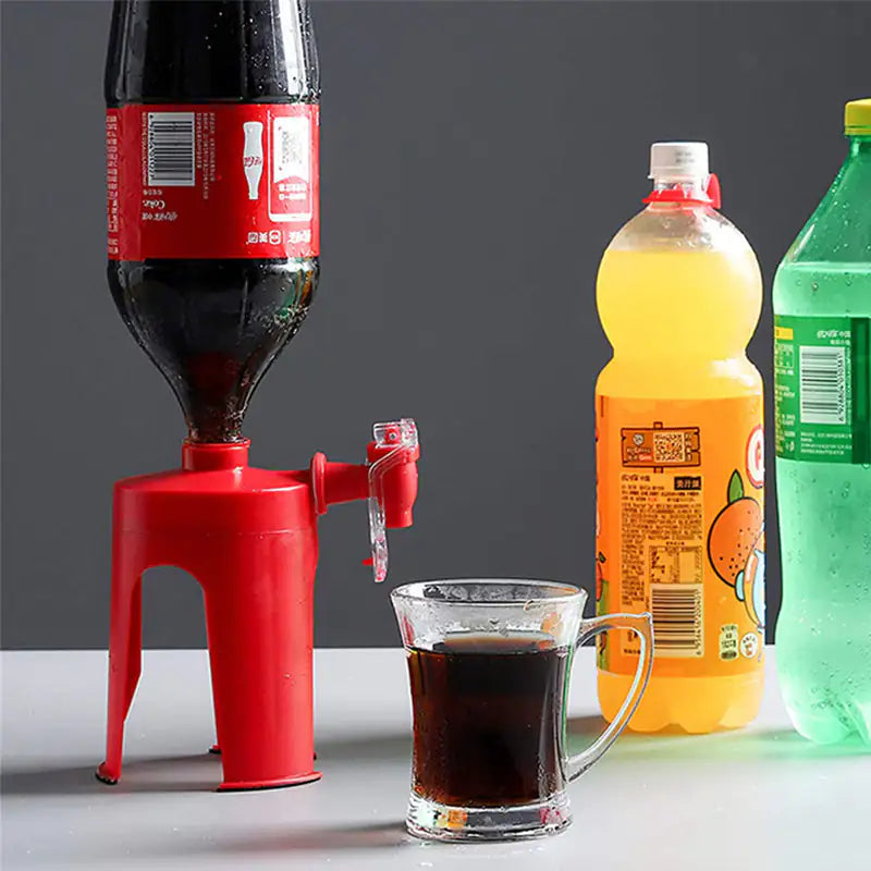 Upside Down Automatic Beverage Dispenser - A Novelty Drink Pouring Gadget for Home and Parties
