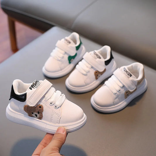 Autumn Panda-Themed Toddler Sneakers for Boys and Girls