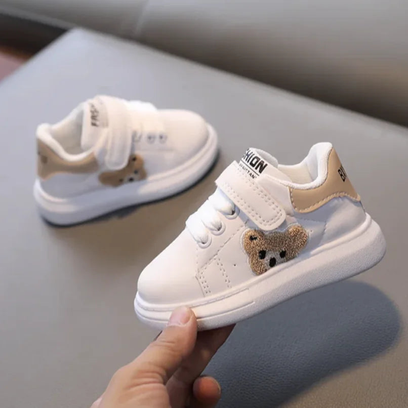 Autumn Panda-Themed Toddler Sneakers for Boys and Girls