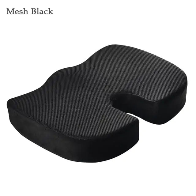 Orthopedic Hemorrhoid Seat Cushion - Memory Foam for Car, Office Chair, and Pain Relief