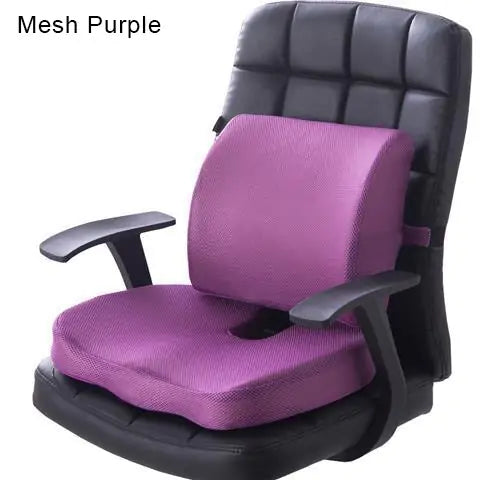 Orthopedic Hemorrhoid Seat Cushion - Memory Foam for Car, Office Chair, and Pain Relief