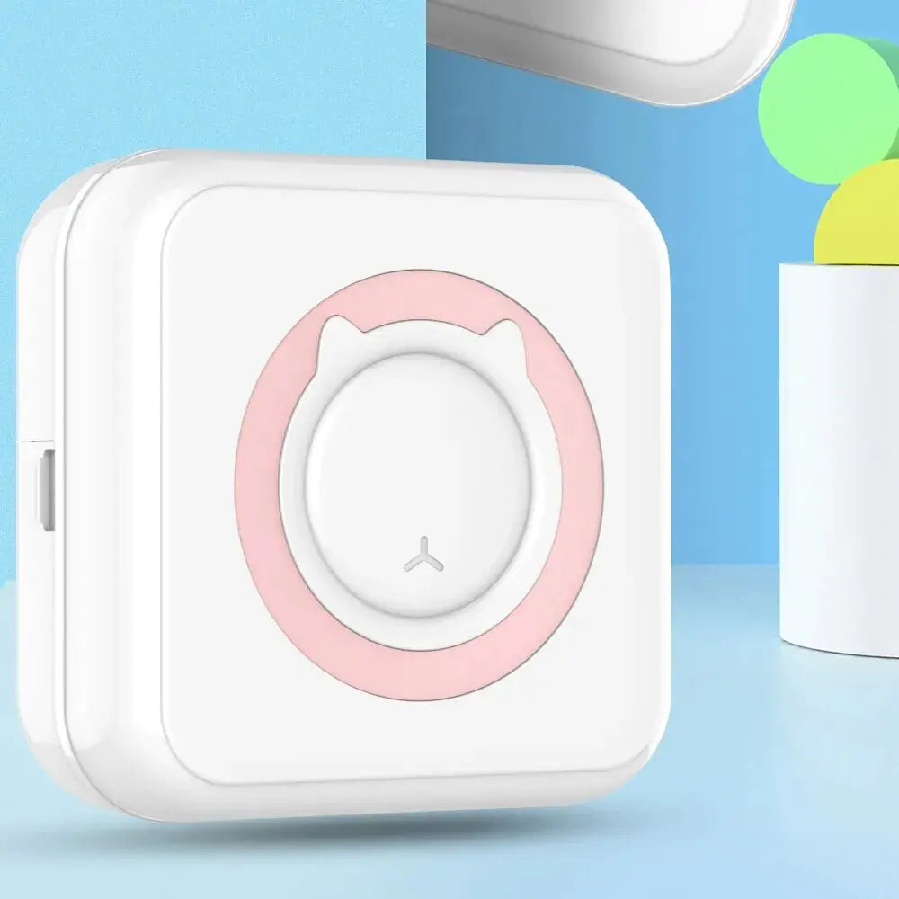 Olaf's Mini Thermal Printer - Portable, Wireless Sticker Printing with Bluetooth Connectivity