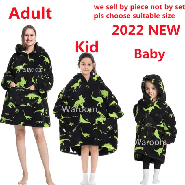 Embrace Ultimate Comfort with Oversized Hoodie Warm Blankets