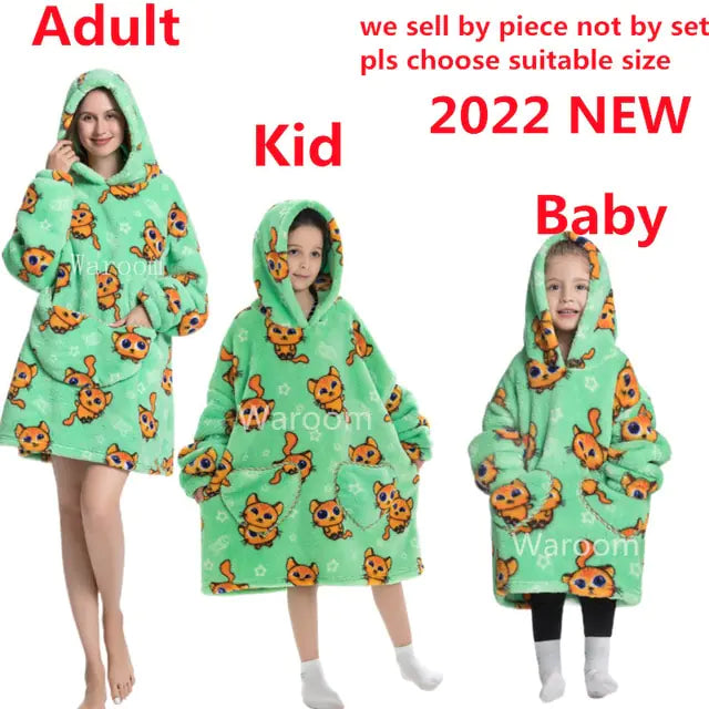 Embrace Ultimate Comfort with Oversized Hoodie Warm Blankets