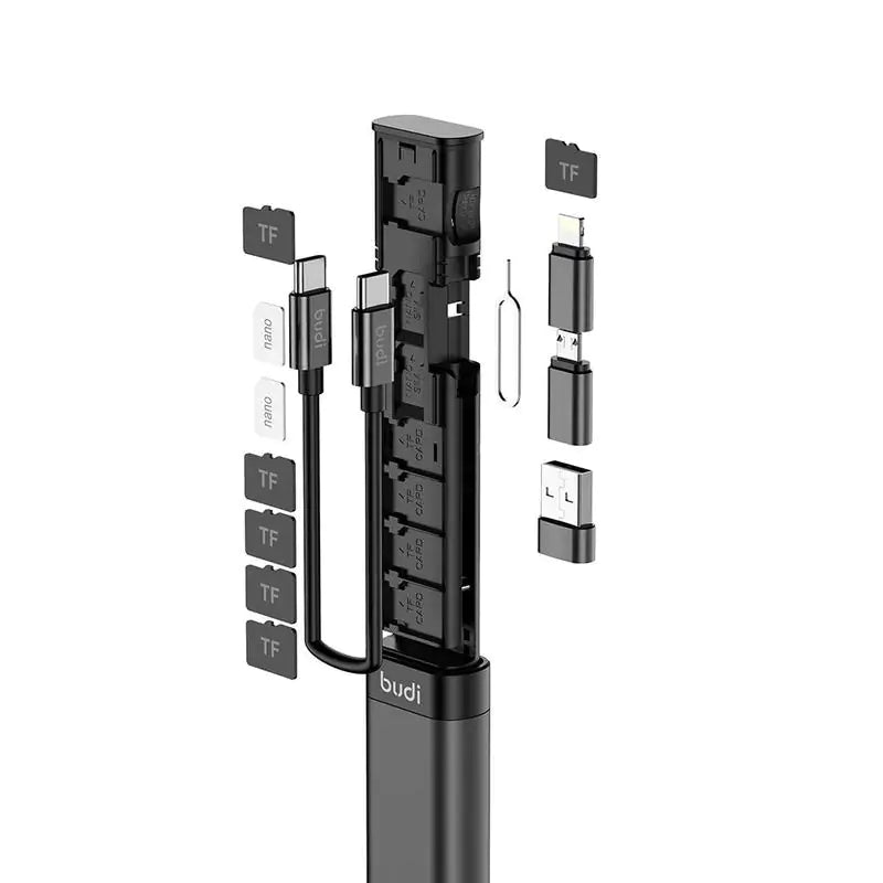 Universal Card Reader with 6-in-1 Cable - Ultimate Charging and Connectivity Solution