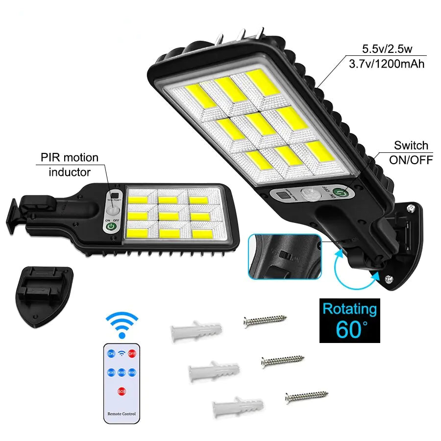 Solar Street Light LIGHT UP YOUR WORLD $89.99 THIS WEEK! LIMITED QUANTITY!