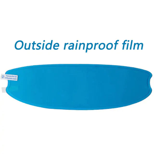 Motorcycle Helmet Anti-Fog Film - Clear Vision, Rainproof Coating