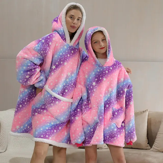 Embrace Ultimate Comfort with Oversized Hoodie Warm Blankets