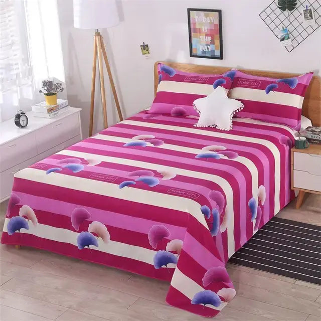 Soft, Breathable Luxury: Pure Cotton Bed Sheet Cover