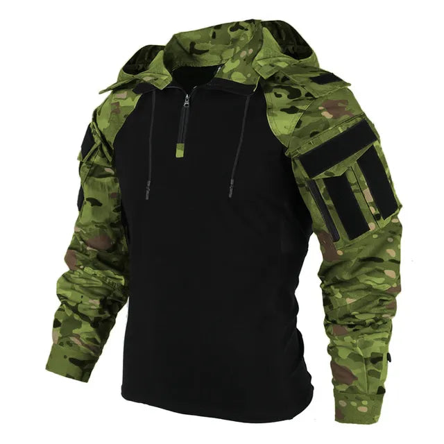 Army CP Camouflage Multicam Combat Tactical Shirt for Military and Outdoor Use