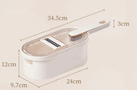 Multifunction Vegetable Cutter with Basket and Brush: Your Ultimate Kitchen Companion