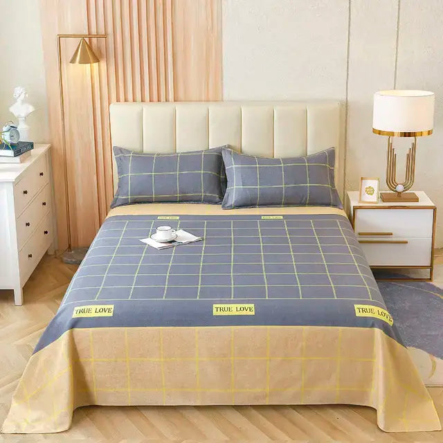 Soft, Breathable Luxury: Pure Cotton Bed Sheet Cover
